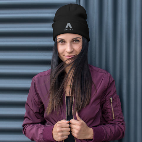 Above - Embroidered Beanie