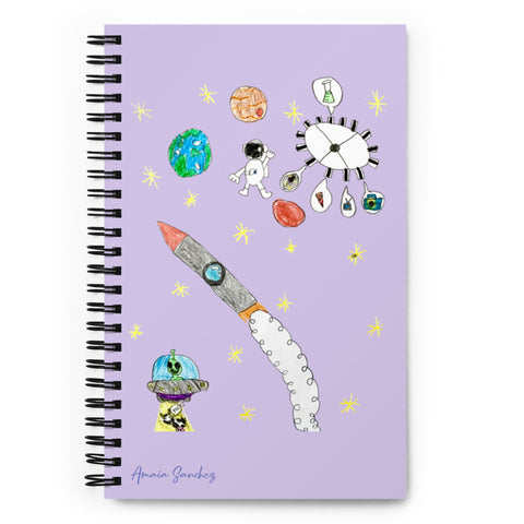 Spiral notebook - Art by Amaia (2nd place winner, 12 and under)